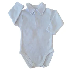 Body z kołnierzykiem dla chłopca 56-86 100% Bawełna Polobody