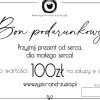 Bon podarunkowy, rabatowy 100 zł na zakupy - wersja elektroniczna