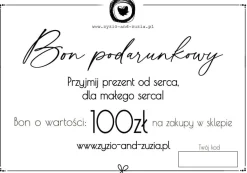 Bon podarunkowy, rabatowy 100 zł na zakupy - wersja elektroniczna