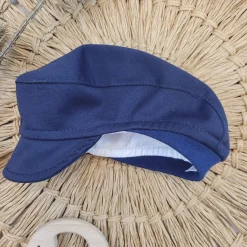 Czapka kaszkiet do garniturku elegant granat 62, 68, 74 ostatnie sztuki