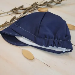 Czapka kaszkiet na lato granatowy, do garniturku elegant 56-86