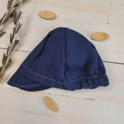 Czapka kaszkiet na lato granatowy, do garniturku elegant 56-86