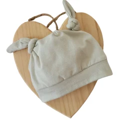 Czapka niemowlęca 56-86 oliwkowa
