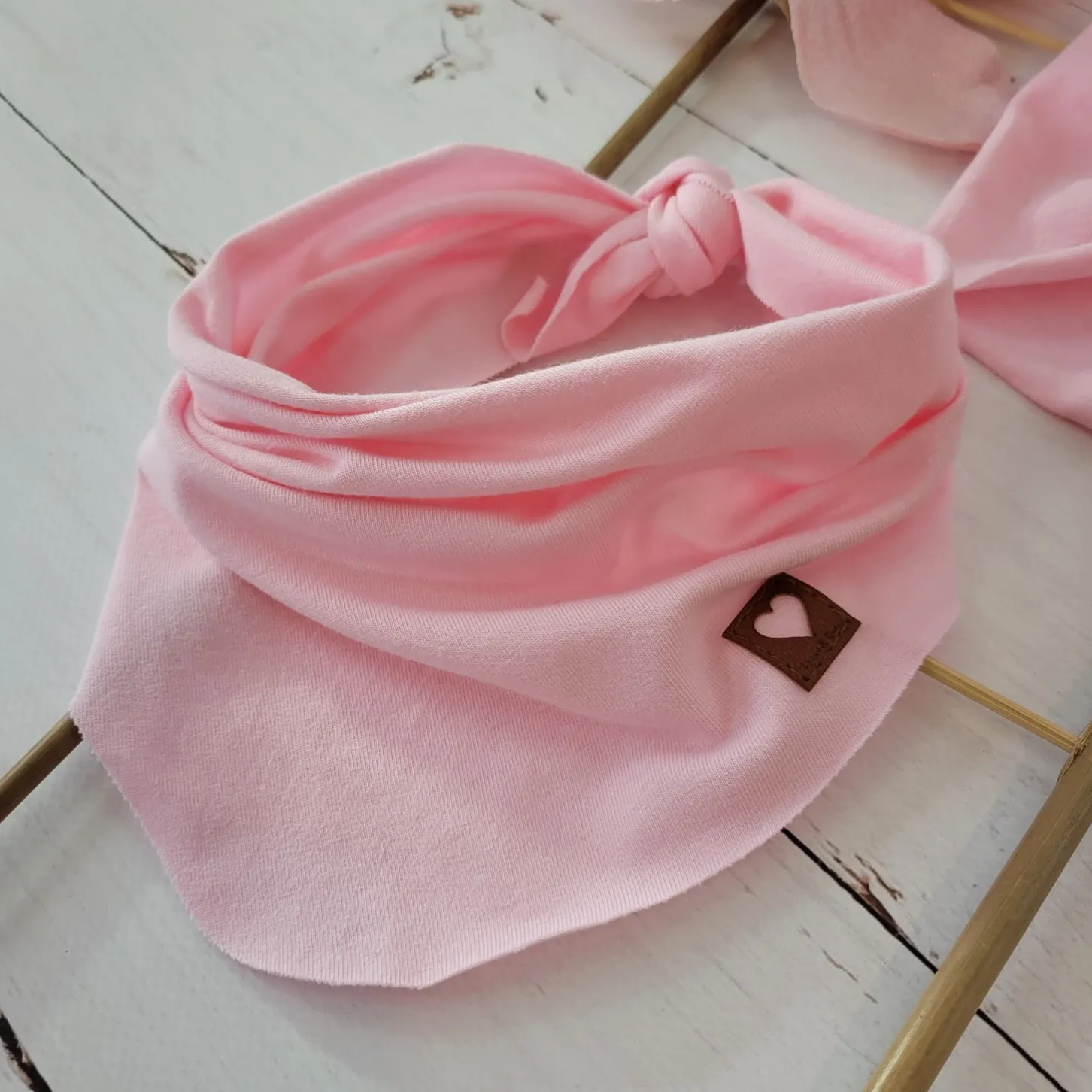 Czapka turban + chustka rozmiar 0-6miesięcy 6-12miesięcy 1-3lat różowa
