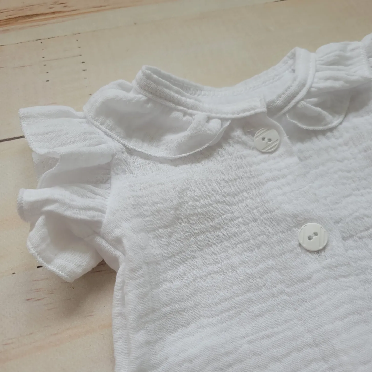 3 cz zestaw komplet lato body+bloomersy ze spódniczką +opaska 56-86 white