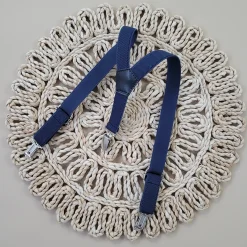 Eleganckie szelki niemowlęce jeans