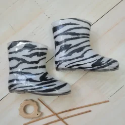 Kalosze dziecięce zebra