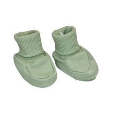 KAZUM Buciki niemowlęce, materiałowe buciko-skarpetki olive green 56-86