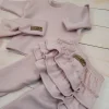 KAZUM 3 cz komplet bluza oversize + legginsy ze spódniczką+ opaska 56 pink glow
