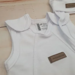 KAZUM 4 cz komplet: body +śpioch+kaftanik+czapka white ostatnie sztuki 50, 56, 62