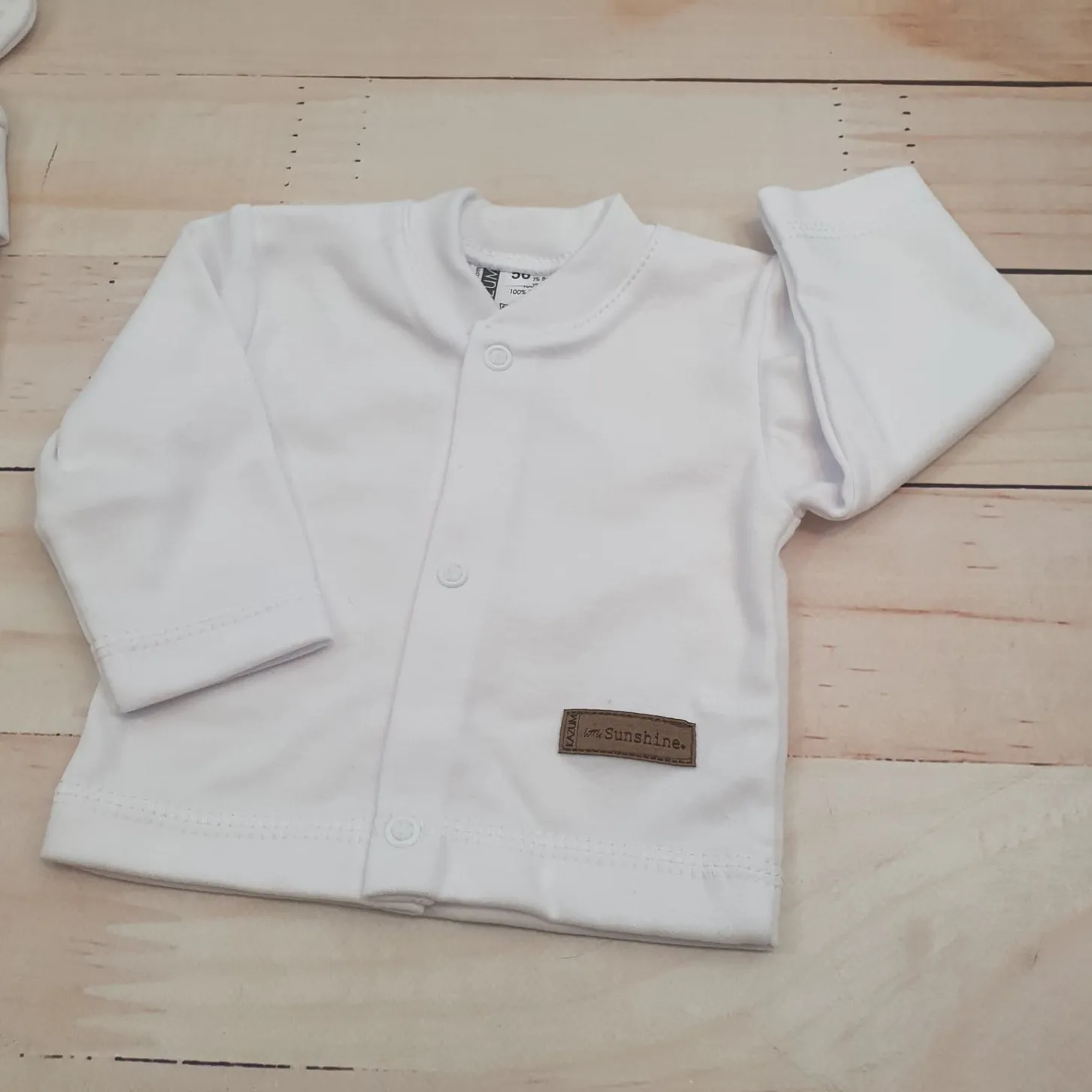 KAZUM 4 cz komplet: body +śpioch+kaftanik+czapka white ostatnie sztuki 50, 56, 62