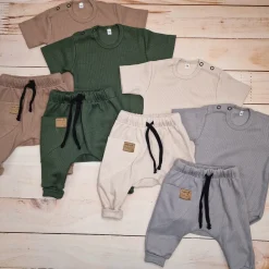 KAZUM 2 cz komplet body+spodnie 56-86 khaki