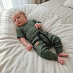 KAZUM 2 cz komplet body+spodnie 56-86 khaki