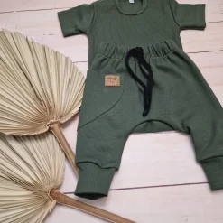 KAZUM 2 cz komplet body+spodnie 56-86 khaki