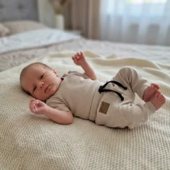 KAZUM 2 cz komplet body+spodnie 56-86 beige latte