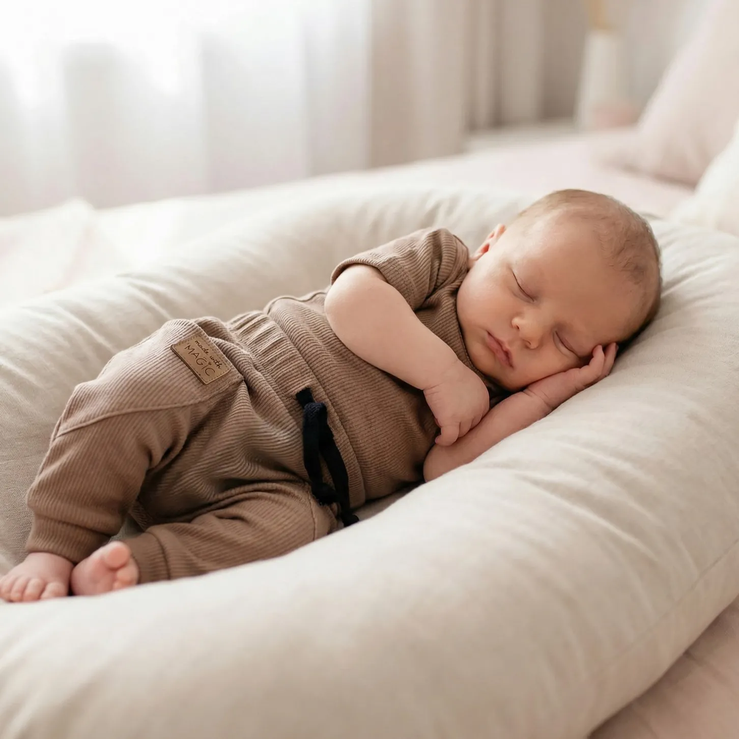 KAZUM 2 cz komplet body+spodnie 56-86 chocolate