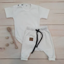 KAZUM 2 cz komplet body+spodnie 56-86 ivory