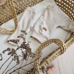 KAZUM Dres bluza oversize + legginsy prążek alabaster beige ostatnia sztuka 56