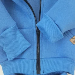KAZUM Dres bluza + spodnie z dresówki ocieplanej 56-86 baby blue