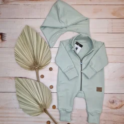 Kazum Kombinezon dresowy z odpinanym kapturem 56-86 minty green