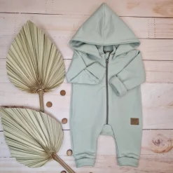 Kazum Kombinezon dresowy z odpinanym kapturem 56-86 minty green