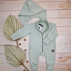 Kazum Kombinezon dresowy z odpinanym kapturem 56-86 minty green