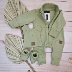 Kazum Kombinezon dresowy z odpinanym kapturem 56-86 olive green
