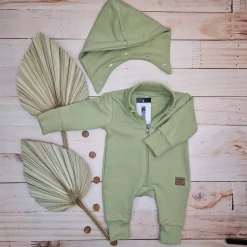 Kazum Kombinezon dresowy z odpinanym kapturem 56-86 olive green