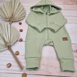 Kazum Kombinezon dresowy z odpinanym kapturem 56-86 olive green