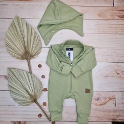 Kazum Kombinezon dresowy z odpinanym kapturem 56-86 olive green