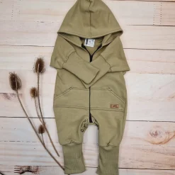 Kazum Kombinezon, pajac 56-92 wygodny bawełniany olive green