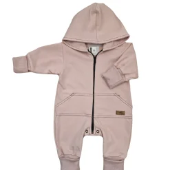 Kazum Kombinezon, pajac 56-92 wygodny bawełniany powder pink