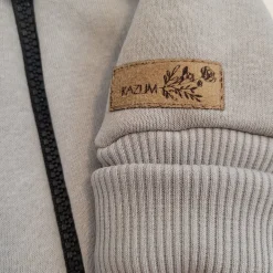 KAZUM Kombinezon z ocieplanej dresówki + czapka 56-86 ashen gray