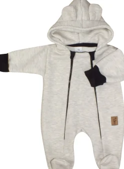 KAZUM Kombinezon z ocieplanej dresówki silver gray 56-86