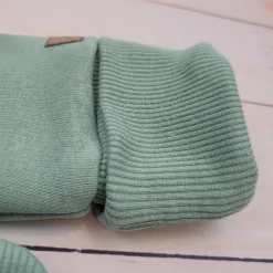 KAZUM Kombinezon z ocieplanej dresówki + czapka 56-86 gooseberry green