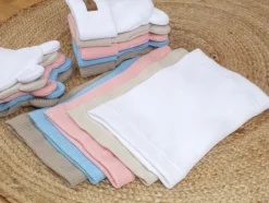 KAZUM Komin włóczkowy bawełniany baby blue