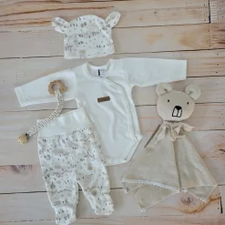 KAZUM Komplet body + półśpiochy + czapka sand land ostatnie sztuki 50, 68