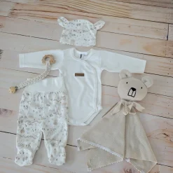 KAZUM Komplet body + półśpiochy + czapka sand land ostatnie sztuki 50, 68