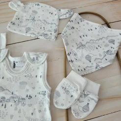 KAZUM Komplet wyprawka do szpitala 7 cz silver gray land ostatnie sztuki 50