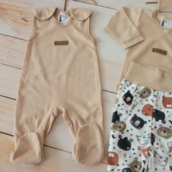 KAZUM Komplet wyprawka do szpitala 7 cz baby sandy brown bear ostatnie sztuki 50