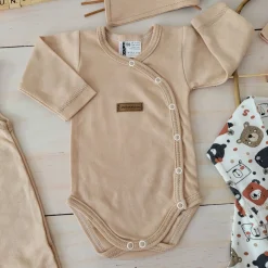 KAZUM Komplet wyprawka do szpitala 7 cz baby sandy brown bear ostatnie sztuki 50