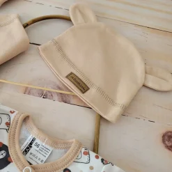 KAZUM Komplet wyprawka do szpitala 7 cz baby sandy brown bear ostatnie sztuki 50