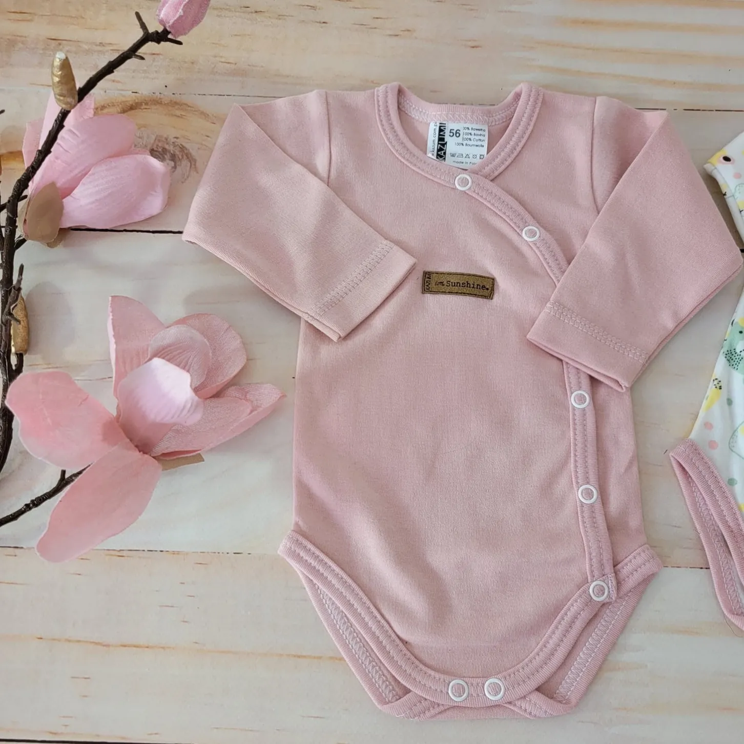 KAZUM Komplet wyprawka do szpitala 7 cz baby pastel pink bear ostatnie sztuki 50