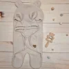 KAZUM Śpiworek, otulacz dla niemowlaka bawełniany 56/62 alabaster beige