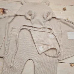 KAZUM Śpiworek, otulacz dla niemowlaka bawełniany 56/62 alabaster beige