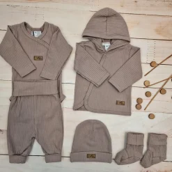 KAZUM Prążkowany komplet wyprawka 5 cz sweet choco ostatnia sztuka 50