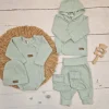 KAZUM Prążkowany komplet wyprawka 5 cz aquamarine ostatnie sztuki 50