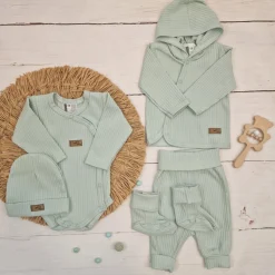 KAZUM Prążkowany komplet wyprawka 5 cz aquamarine ostatnie sztuki 50