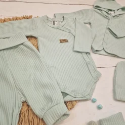 KAZUM Prążkowany komplet wyprawka 5 cz aquamarine ostatnie sztuki 50