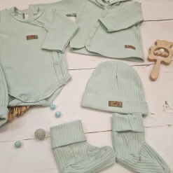 KAZUM Prążkowany komplet wyprawka 5 cz aquamarine ostatnie sztuki 50